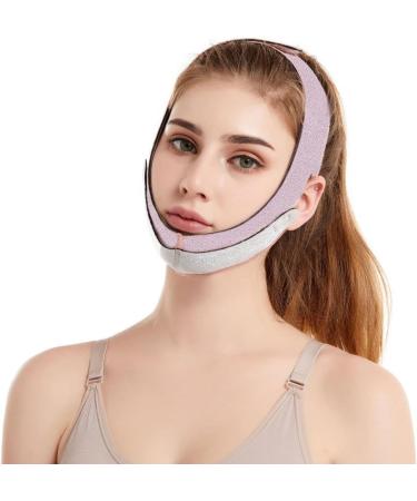 Adjustable Anti-Snoring Chin Strap - Comfortable Breathable Solution for CPAP Users - Pink - Buy Online on GoSupps.com