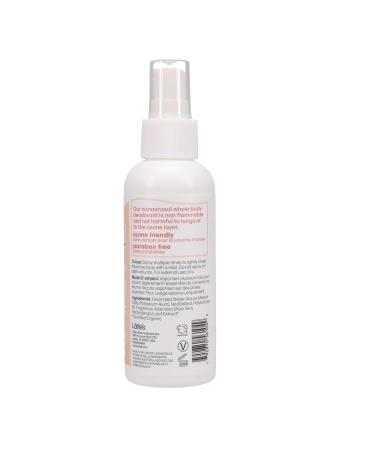 Lafe's Natural Deodorant | 4 Ounce Whole Body Non-Aerosol Deodorant Spray | Aluminum Paraben & Baking Soda Free | Sandalwood & Jasmine Saldalwood & Jasmine - Buy Online on GoSupps.com
