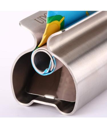 UDQYQ Tubenquetscher 2-Pack - Stainless Steel Toothpaste Squeezer & Holder for Maximum Tube Extraction - Buy Online on GoSupps.com