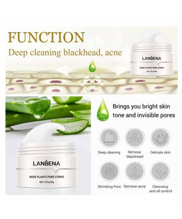 Purifying Charcoal Blackhead Remover Mask for Face and Nose - Pore Cleansing Strips for All Skin Types - Buy Online on GoSupps.com