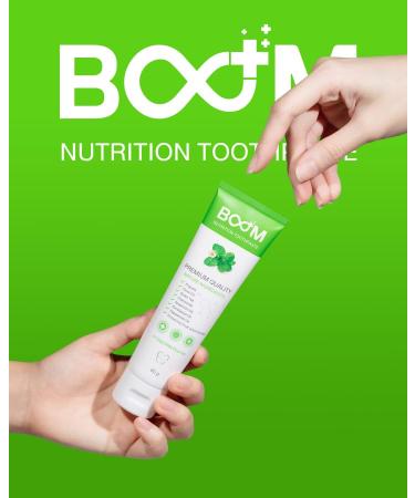 Shop Boom Nutrition Toothpaste | Nutritional Extracts & Essential Oils for a Healthier Smile - International Shipping Available - Buy Online on GoSupps.com