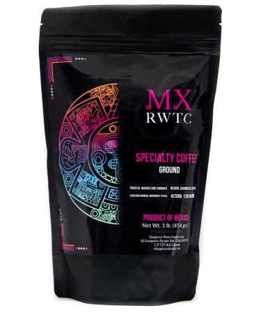 SPECIALTY COFFEE GROUND. Mexico Chiapas Soconusco. 454 grms. Medium roast. 100% arabica