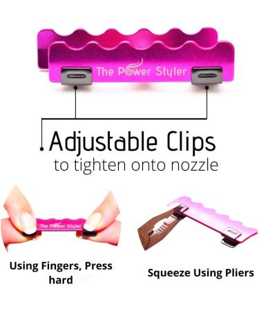 Ceramic Hair Dryer Nozzle Attachment - Smooth, Shiny & Frizz-Free Hair | The Power Styler Black - Buy Online on GoSupps.com