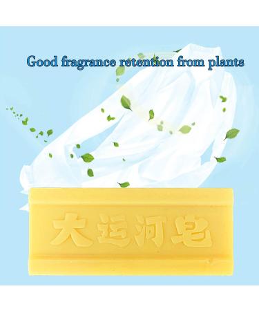 Canal Soap Underwear Cleaning Soap Bar Chinese Laundry Soap Bar Super Strong Oil Removing Gentle for Hands Long-Lasting Fragrance Yellow - Buy Online on GoSupps.com