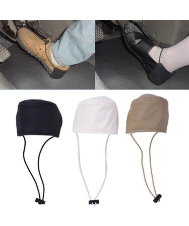 Shop LIFKOME Driving Shoe Protector & Heel Cushion - Anti-Wrinkle Indoor Shoe Cover & Travel Document Holder - Medium Black - Buy Online on GoSupps.com