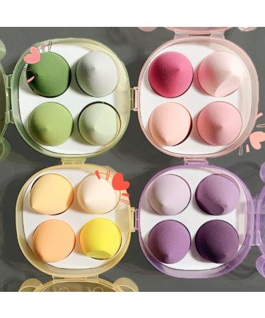 Buy 4PCS Stretchy Portable Elastic Beauty Sponge Set for Flawless Foundation - Smooth Makeup Applicators with Box | International Shipping Available - Buy Online on GoSupps.com