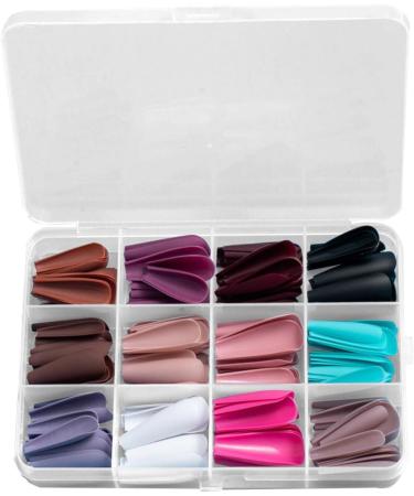 Press on Nails | Matte and Glossy False Nail Tips - Full Long Ballerina Fake Nails Matte and Glossy False Nail for Women Girls Rossev - Buy Online on GoSupps.com