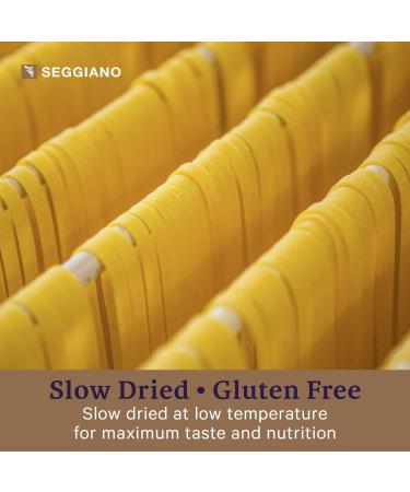 Seggiano Organic Gluten Free Buckwheat & Corn Fettuccine 250g - Certified Gluten Free Vegan Vegetarian & GMO Free - High in Protein & High in Fibre - Bronze Drawn & Slow Dried - Buy Online on GoSupps.com