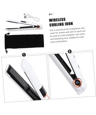 Healeved 3pcs Curling Iron Hair Curler Cordless Straightener for Hair Mini Curling Wand Mini Curler White Abs 21X4X3.5CMx3pcs Whitex3pcs - Buy Online on GoSupps.com