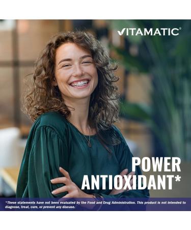 Vitamatic Alpha Lipoic Acid 600mg - 240 Non-GMO Vegetable Capsules - Gluten Free - Boost Your Health with 120 Servings - Buy Online on GoSupps.com