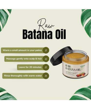 Raw Batana Oil For Hair Growth | 180g | 100% Batana Oil From Honduras | Batana Oil For Hair Growth Dr Sebi | Repairs Damaged Hair & Reduces Hair Loss | Healthier & Thicker Hair - Buy Online on GoSupps.com