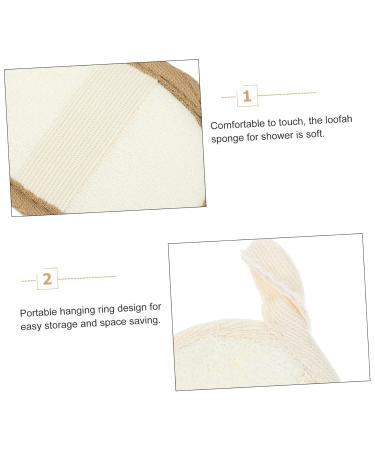 Didiseaon 3 Pcs Loofah Bath Towel Set - Premium Shower Sponge & Body Scrub - Soft Polyester Cotton Flakes for Ultimate Clean - Buy Online on GoSupps.com