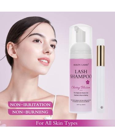 Lash Shampoo for Extensions | Gentle Eyelid Cleanser 150ml | Deep Cleansing & Nourishing Foaming Makeup Remover - Arison - Buy Online on GoSupps.com
