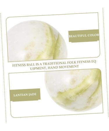 Fomiyes Jade Massage Balls - Acupressure & Meditation Exercise Gifts | Baoding Balls with Bell for Gymnastics & Hand Training - Buy Online on GoSupps.com