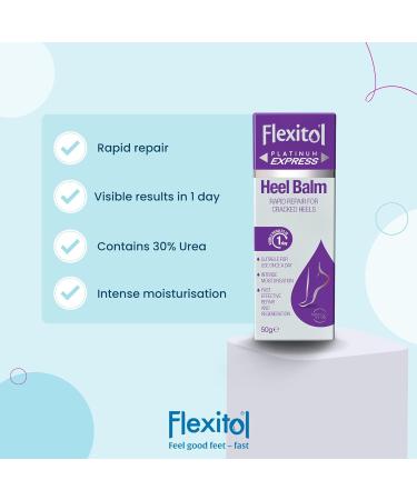 Flexitol Platinum Heel Balm 50g - Intense Rapid Repair for Cracked Heels - Buy Online on GoSupps.com