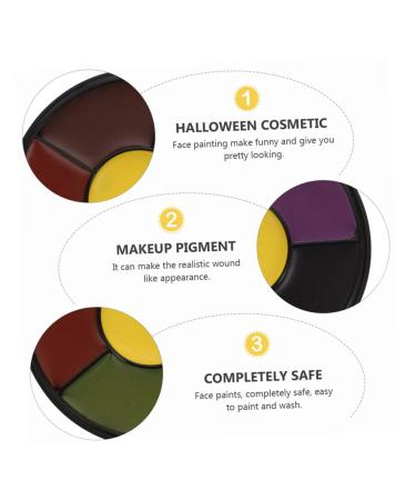 Buy FRCOLOR 8 Pcs Halloween Face Painting Kit | Quick Dry Body Paint for Kids | Art Oil Makeup Pallet | Perfect for Halloween  - Buy Online on GoSupps.com