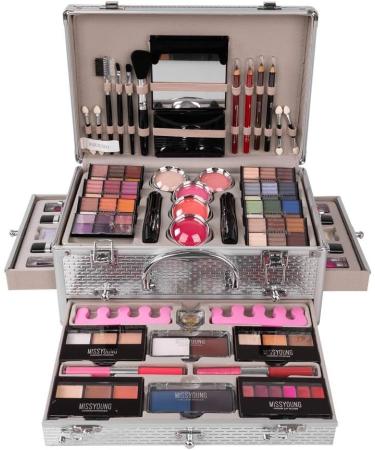 CHSEEO Multi-purpose Makeup Kit - All-in-One Gift Set with Lip Gloss, Blush, Eyeshadow Palette, Brush - Highly Pigmented Cosmetic Palette #2 - Buy Online on GoSupps.com