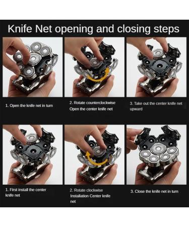 6-in-1 Head Shaver for Men | 9D Electric Bald Head Shaver with Trimmer | Wet/Dry Grooming Kit & LED Display - Buy Online on GoSupps.com