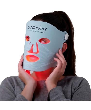 Red Light Therapy Mask FDA Cleared Medical Grade Infrared Red Light Therapy for Face to Reduce Wrinkles Scarring Redness Improve Skin Tone Speed Up Wound Healing LED Mask Light Therapy Device