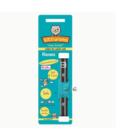 Kittyrama Cat & Kitten Neck Bands | As Seen in Vogue | Vet Approved Breakaway Hypoallergenic | Explore Stylish Havana & More - Buy Online on GoSupps.com