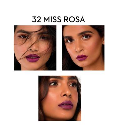 Buy Sugar Cosmetics Matte As Hell Crayon Lipstick 32 Miss Rosa - Dusky Rose | Pigmented & Long-lasting Matte Finish - Buy Online on GoSupps.com