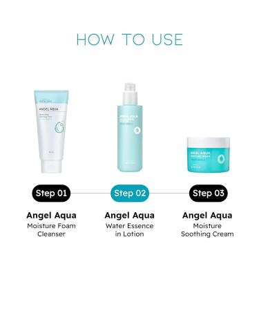 BEYOND Angel Aqua Moisture Lotion - Vegan Lightweight Moisturizer for Sensitive Skin 6.8fl oz | Korean Skin Care with Chervil & Hyaluronic Acid - Buy Online on GoSupps.com