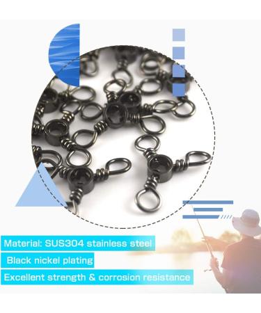 AMYSPORTS Fishing Swivel Tackle 3 Way Connector 50pcs - Size 6 (33lb) for Saltwater & Freshwater - Buy Online on GoSupps.com