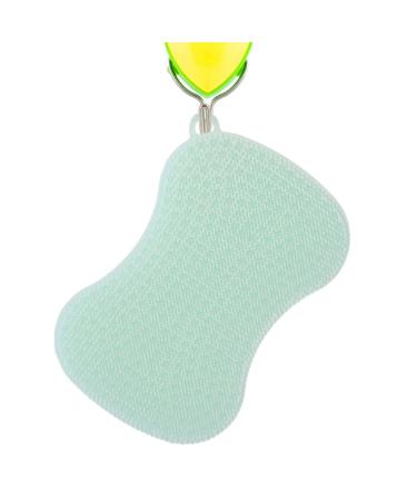 Fovolat Silicone Sponge | Multipurpose Dishwashing Sponge with Soft Bristles Design Quick-Drying Kitchen Sponge Kitchen Scrubber for Pot Pan Dish Bowl Green