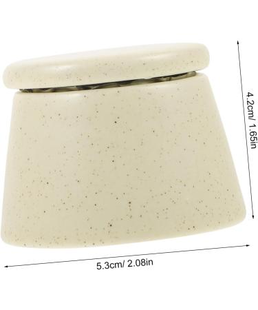 Housoutil Japanese Manicure Brush Cup Dappen Dish Nail Dish Cup Ceramic Dish for Acrylic Nails Nail Brush Dappen Cup with Lid Ceramic Nail Dish Ceramic Pot Ceramics With Cover - Buy Online on GoSupps.com