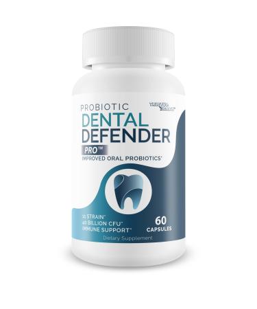 Probiotic Dental Defender Pro - Our Best Oral Probiotics for Teeth and Gums - Healthy Teeth Vitamins Supplements - Oral Health Probiotics - Probiotic Dental Supplements for Teeth Enamel Supplement