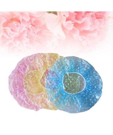 Uonlytech 60pcs Colorful Dots Disposable Shower Cap for Home & Travel - Mixed Delivery - Buy Online on GoSupps.com