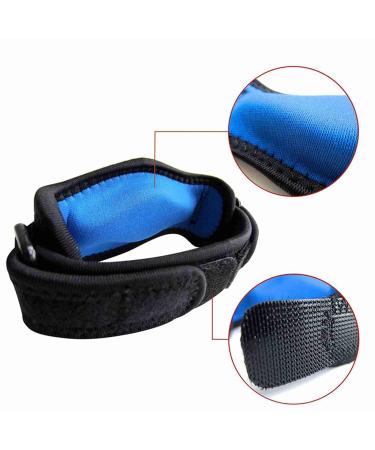 Comfortable Blue Tennis Elbow Strap - Breathable Elbow Support for Fitness Training | EVA Material for Men & Women - Buy Online on GoSupps.com