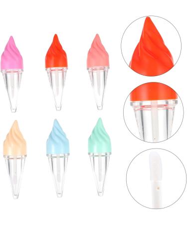 Gatuida Lot De 6 Tubes De Gloss L vres Forme Glac e Portable Et Rechargeable Plastique Transparent Pour Maquillage L vres Diy D butants Et Usage Quotidien Voyage - Buy Online on GoSupps.com