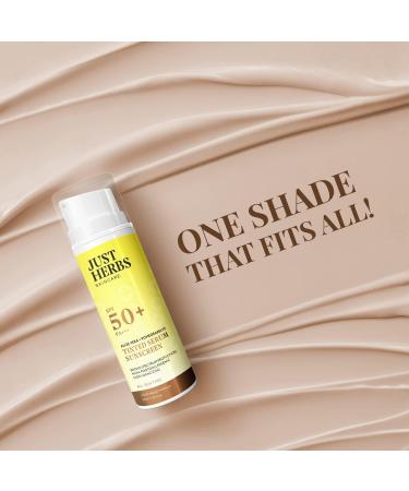 Shop Tinted Sunscreen SPF 50+ | Lightweight No White Cast | Ideal for Oily & Dry Skin | 30ml - Men & Women - Buy Online on GoSupps.com