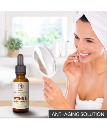 Buy Highly Concentrated Vitamin E 30ml Drop for Face Body & Hair Care - Premium Quality Cosmetic Supplement - Buy Online on GoSupps.com
