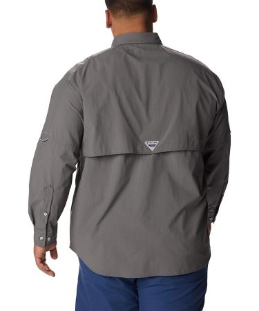 Columbia Men's Bahama II Long Sleeve Shirt - City Grey, Size Large - Buy Online on GoSupps.com