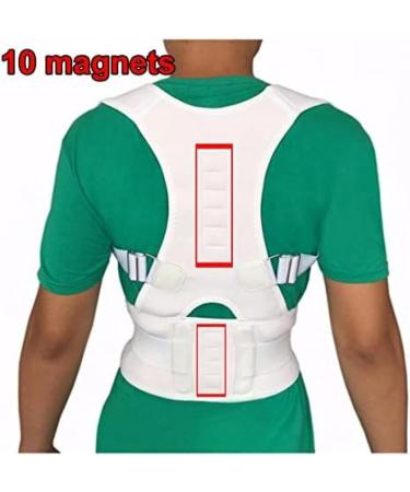 Adult Back Shoulder Lumbar Posture Corrector Bandage Spine Support Belt Therapy Back Support Posture Correction BlackOne M Blackone M - Buy Online on GoSupps.com