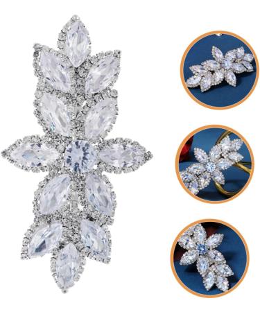 FRCOLOR Diamonds Hair Clip hair clip Crystal hair bride clip french barrette rose hair bride hair clip women hair barrettes wedding Big Claws Miss Bridal Rhinestones Hair Clip - Buy Online on GoSupps.com
