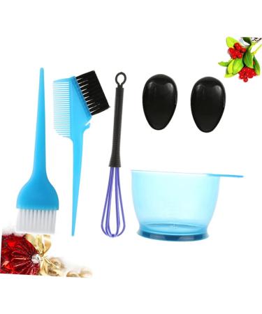 5pi ces Kit Coloration Cheveux Plastique R utilisable Avec Bol Gradu Antid rapant Pinceau M langeur Multi-longueurs Et Cache-oreilles Accessoires Professionnels Pour Salon Et Usag - Buy Online on GoSupps.com