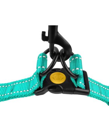 Collardirect Reflective Dog Harness - Adjustable Sizes S M L | Outdoor Walking for Dogs & Puppies | Available in Pink Black Red Purple Mint Green Orange Blue - Buy Online on GoSupps.com