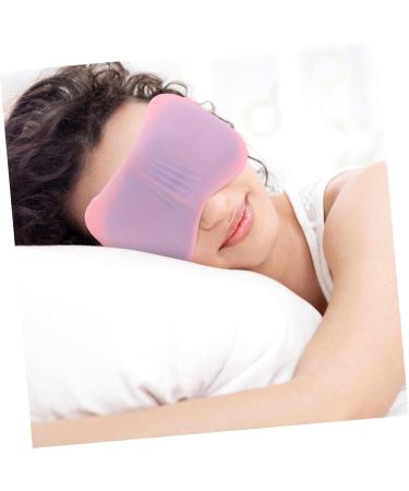 FRCOLOR 1 Set Gel Eye Mask Adjustable Pink Gel Sheet Travel Hood 65X2CM Pink - Buy Online on GoSupps.com