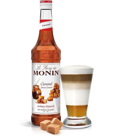 MONIN Premium Caramel Syrup 1L with FREE Cocktail Recipe Card - Buy Online on GoSupps.com