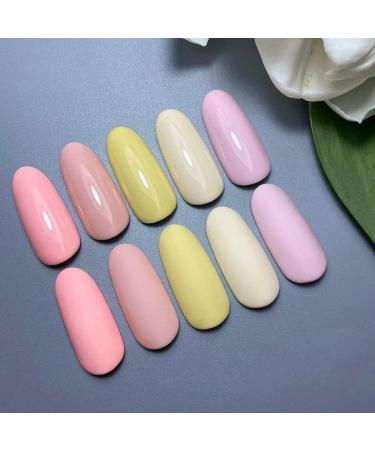5Colors Acrylic Powder for Nails Art Polymer Tips Builder Pink Yellow nude Nails Professional Acrylic Nail Powders LIQUID28g/oz - (Color: 2) - Buy Online on GoSupps.com