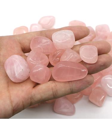 Natural Rose Quartz Crystals and Stones Tumbled Bulk Specime Stones Home Aquarium Decoration Gift - Buy Online on GoSupps.com