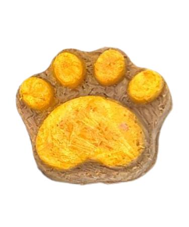 Kitten Treats - Cat Treats for Indoor Cats - Natural Healthy Cat Snacks Treats | Cat Paw Biscuits Cat Treat | Dry Cat Treats Kitten Treats | Kitten Treats Paw Shape Cat Food Treats | Treats for Cat Yellow