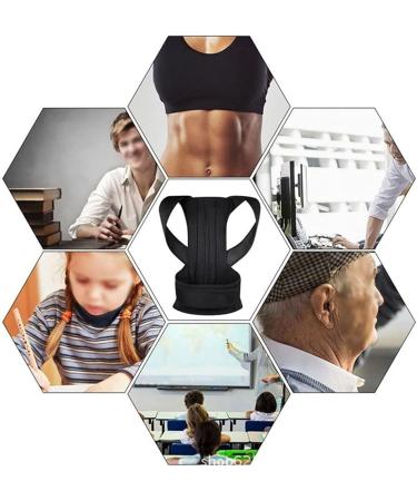 Posture Corrector for Men and Women Spine Back Support Back Brace Support Belt Pain Relief for Neck Back Shoulders Adjustable Breathable Waist Straps (Size : XXXXL) (X) - Buy Online on GoSupps.com