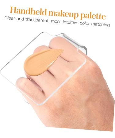  HONMEET Acrylic Mixing Tray Spatula Storage Pouch Makeup Organizer Storage for Beginners and Professionals - Buy Online on GoSupps.com