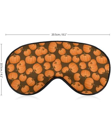 Buy Fresh Ripe Pumpkins Sleep Mask for Women | Adjustable Eye Shades & Elastic Strap - Perfect for Sleep & Relaxation - Buy Online on GoSupps.com