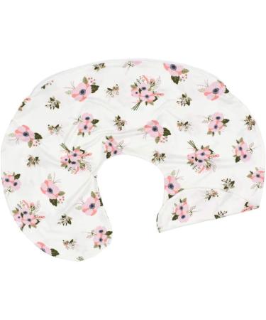 Multi-Use Stretchy Nursing Pillow Covers Ultra Soft Nursing Pillow Slipcovers (2 Pack (White Floral+Pink)) - Buy Online on GoSupps.com
