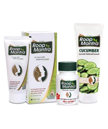 Roop Mantra Skin Care Combo Pack (Cream Face Wash & Capsules)